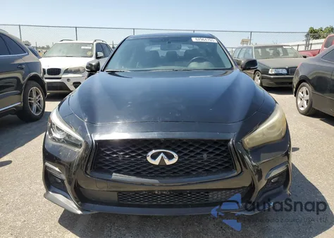 2018 Infiniti Q50 Red Sport 400 z USA, uszkodzony, nr VIN JN1FV7AR8JM480495